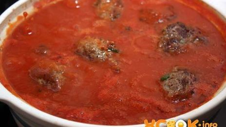 мясные тефтели в томатном соусе