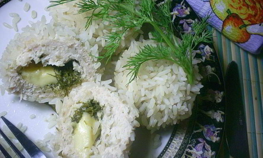 Рецепт нежнейшие паровые куриные тефтели с начинкой ежики