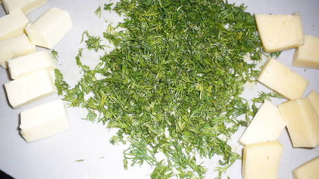 нежнейшие паровые куриные тефтели с начинкой ежики