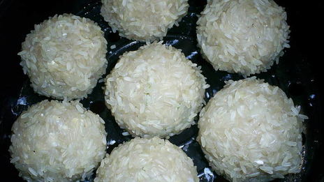 нежнейшие паровые куриные тефтели с начинкой ежики