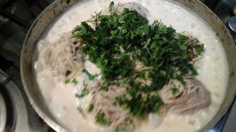 нежные говяжьи тефтели с белым соусом