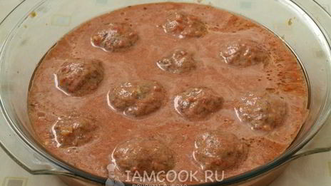 подлива для тефтелей