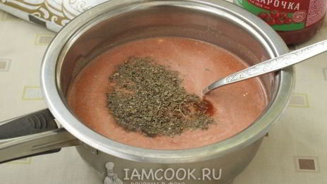 подлива для тефтелей