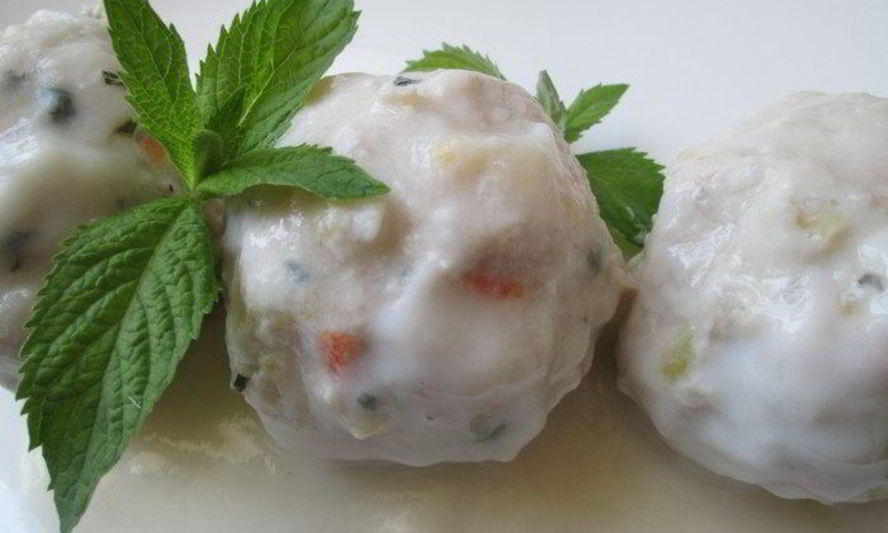 Рецепт тефтели индюшачьи с овощами и мятой