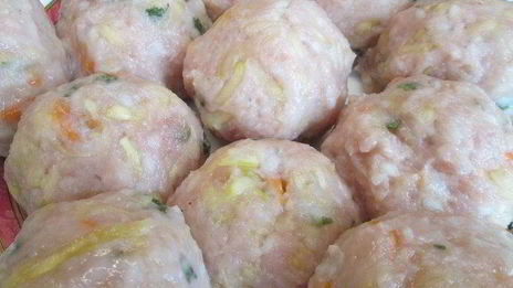 тефтели индюшачьи с овощами и мятой