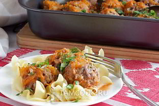 Тефтели из говядины в духовке