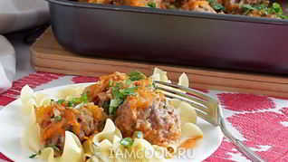 Тефтели из говядины в духовке