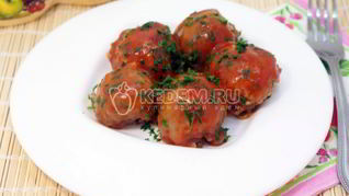 Тефтели из гречки с грибами