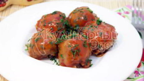 тефтели из гречки с грибами