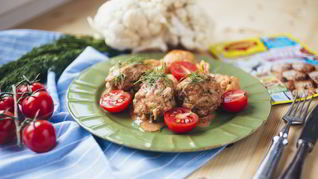 Тефтели из индейки в сливочно-томатном соусе