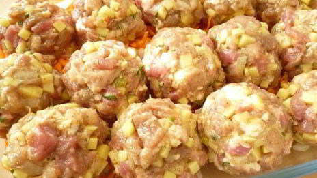 тефтели из рубленого мяса с картофелем