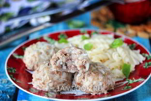 Тефтели на пару в мультиварке