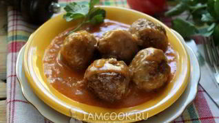 Тефтели с гречкой и фаршем