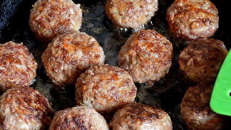 тефтели с капустой и рисом