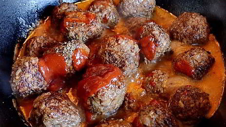 тефтели с капустой и рисом