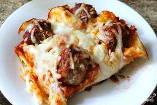 Тефтели с картошкой в духовке