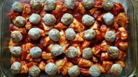 тефтели с картошкой в духовке