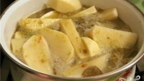 тефтели с картошкой