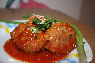 Тефтели с овощами в мультиварке