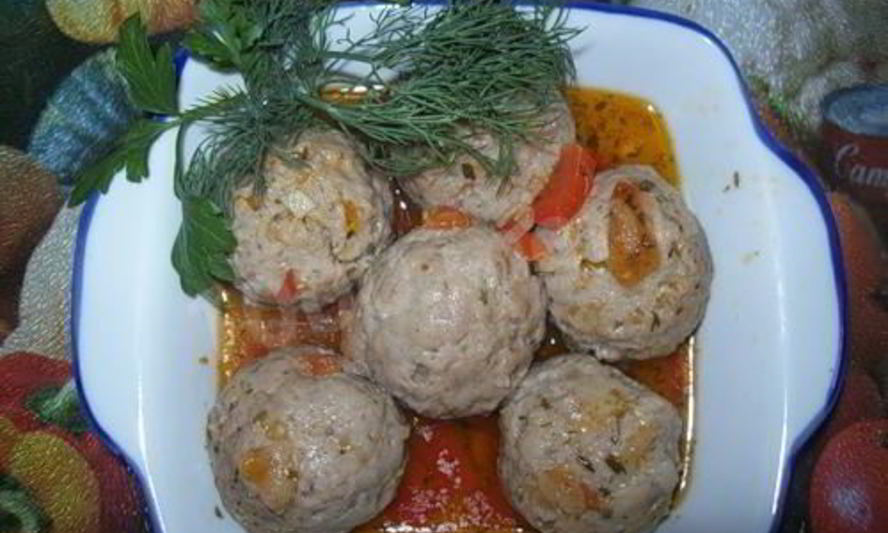 Рецепт тефтели с подливкой