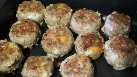 тефтели с сыром и овощами