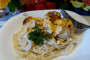 Тефтели с сыром в духовке