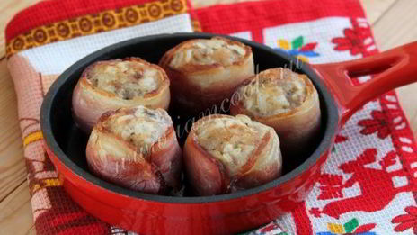 тефтели в духовке в беконе