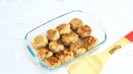 тефтели в грибном соусе под сыром