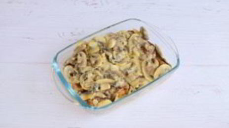 тефтели в грибном соусе под сыром