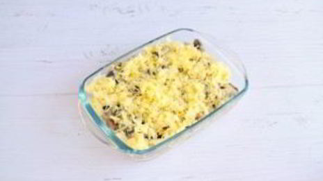 тефтели в грибном соусе под сыром