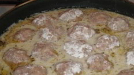 тефтели в молоке