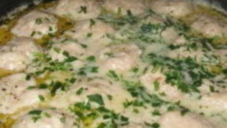 тефтели в молоке