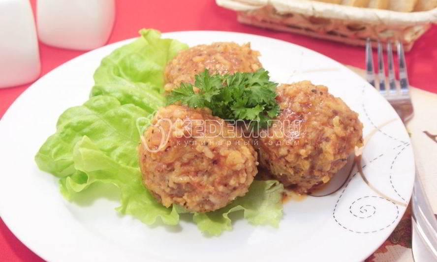Рецепт тефтели в мультиварке с протертыми помидорами