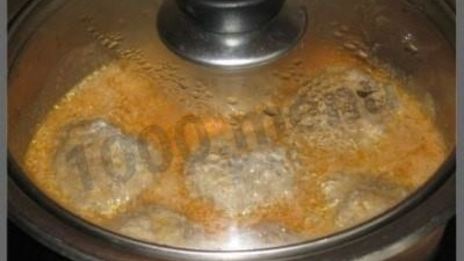 тефтели в подливе