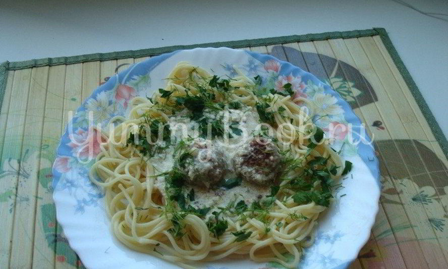 Рецепт тефтели в сливочном соусе