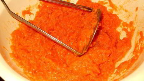 тыквенные ньокки на пару