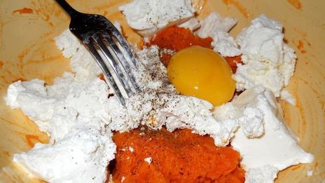 тыквенные ньокки на пару