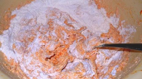 тыквенные ньокки на пару