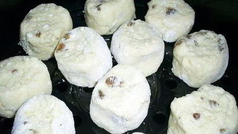 ленивые вареники на пару