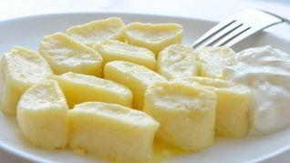 Ленивые вареники с картофелем