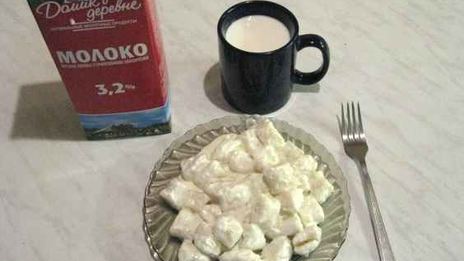 ленивые вареники с манкой