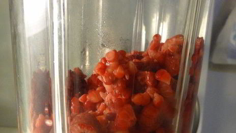 ленивые вареники с ягодным соусом кули