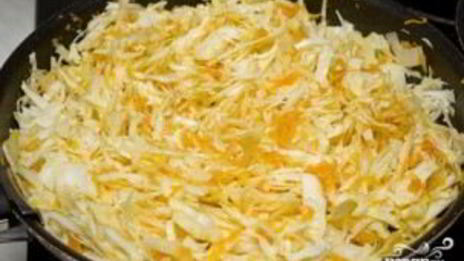 постные вареники с капустой