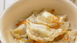 Постные вареники с картофелем