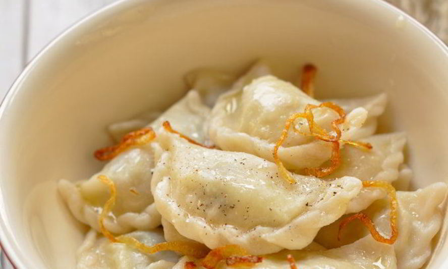 Рецепт постные вареники с картофелем