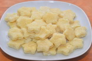 Творожные ленивые вареники Звездочки