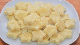 Творожные ленивые вареники Звездочки