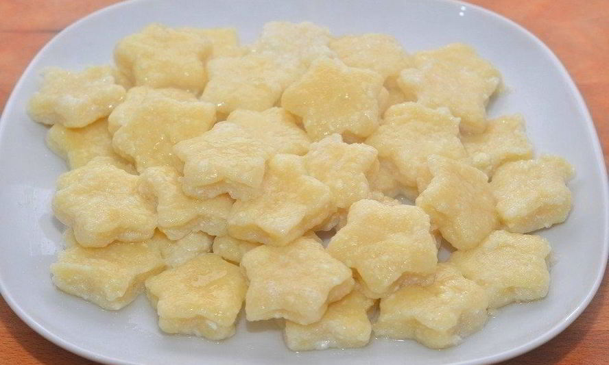 Рецепт творожные ленивые вареники звездочки