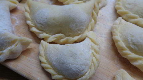 вареники из заварного теста с вишней