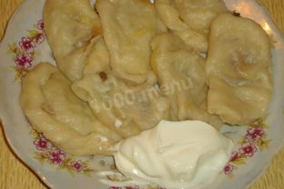 Вареники картофельные с грибами